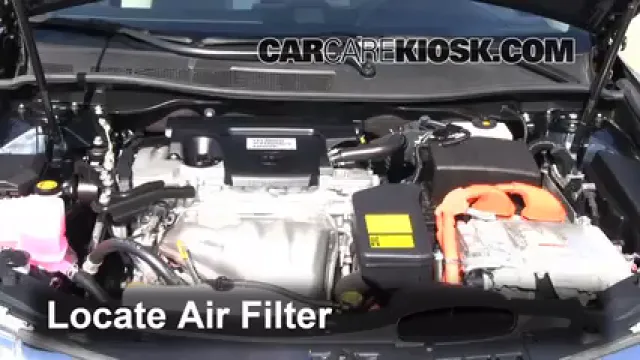 2012 Toyota Camry Hybrid XLE 2.5L 4 Cyl. Filtro de aire (motor) Cambio